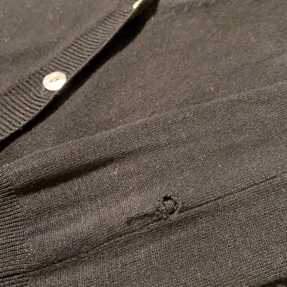 Zara Mother-of-pearl Button-up Knit Cardigan - Picture 5 of 6